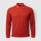 Tommy Hilfiger Classic Striped Rugby Polo Shirt Red / Pre-Owned